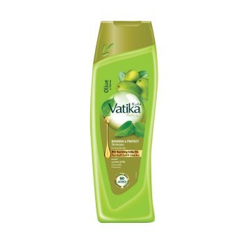 Vatika Naturals Nourish and Protect Shampoo | Natural & Herbal | Enriched with Olive and Henna | For Normal Hair - 400ml