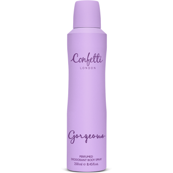 Confetti London Gorgeous Deodorant Body Spray 250ml for women