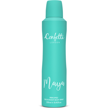 Confetti London MAYA Deodorant Body Spray 250ml for women