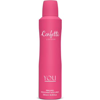 Confetti London YOU Deodorant Body Spray 250ml for women