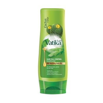 Vatika Naturals Hair Fall Control Conditioner 400ml | Enriched with Cactus and Ghergir | Reinforcing & Nourishing | For Thinning & Hair Loss