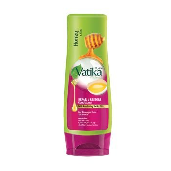 Vatika Naturals Repair And Restore Conditioner - Enriched With Egg And Honey - For Damaged Hair And Split-Ends - 400ml