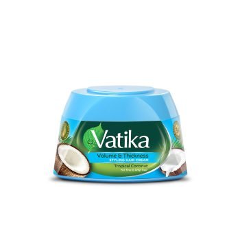 Vatika Volume and Thickness Styling Hair Cream with Tropical Coconut - 140ml
