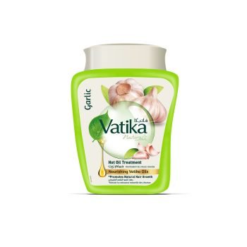 Vatika Garlic Hot Oil Treatment nourishing hair mask jar