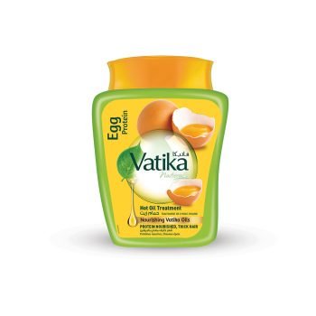 Vatika Hot Oil Treatment with egg protein nourishing hair mask jar
