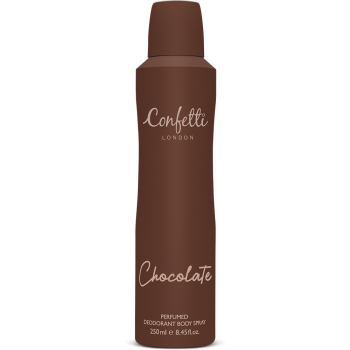 Confetti London Chocolate Deodorant Body Spray 250ml for women