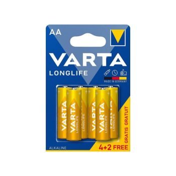 Varta AA long life 4+2