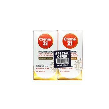 Creme 21 Brightening Roll-On Advanced Bright Special Offer