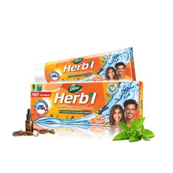 Dabur Herbal Advanced Clove Gel Toothpaste 150gm. + Toothbrush free
