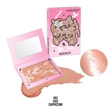 Misslyn Color Palette Blusher Iced Cappuccino #02