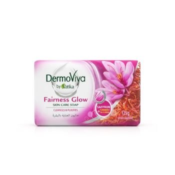 DermoViva Soap 125g. Fairness Glow With Saffron, Sandalwood Turmeric