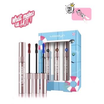 Misslyn 3PCs Color Mania Mascara #01 & #03 & #06