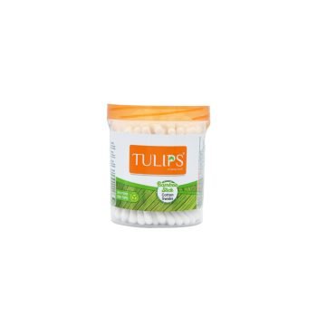 Tulips Swab 100 Bamboo Round